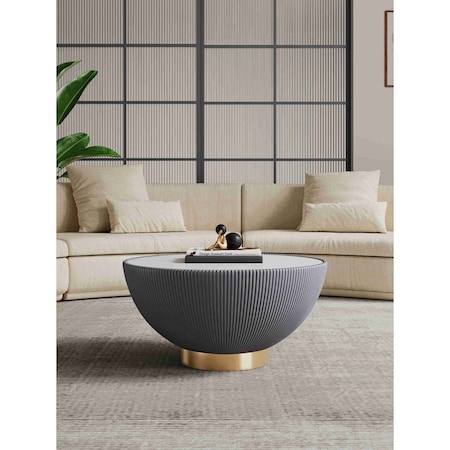 Manhattan Comfort Anderson Coffee Table in Grey CT012-GY